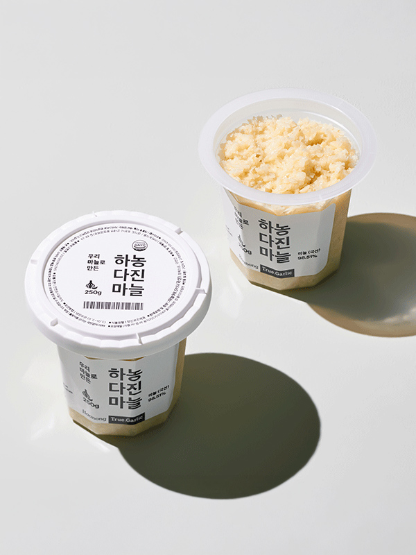 우리 마늘로 만든 다진마늘(단지형,250g)