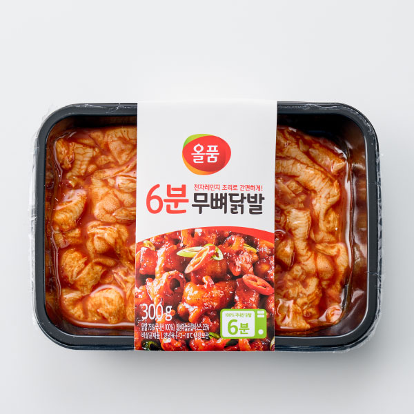 전자레인지 6분 무뼈양념닭발 (300g)