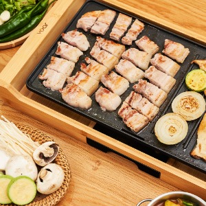 보아르 혼요 본플랫 전기 그릴 가정용 와이드 멀티 고기 불판 후라이팬 그릴팬