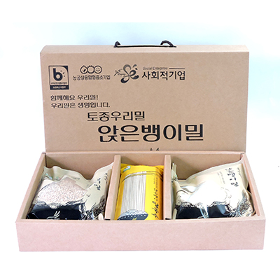 토종밀앉은뱅이밀선물세트 대표이미지 섬네일