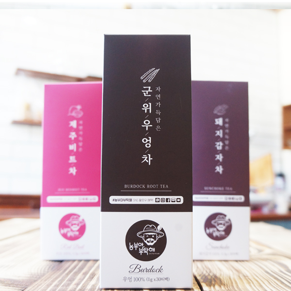 군위 우엉차 티백 30T 국내산 볶은 우엉