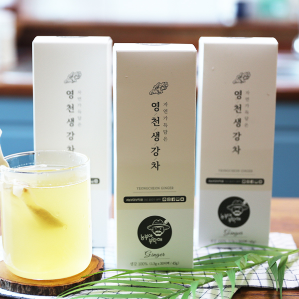 영천생강차 티백 30T 국내산 볶은 생강