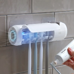 오아 클린이퓨어Air 충전식 가정용 칫솔살균기 LED 무선 건조기 멸균 치솔 자외선 소독기