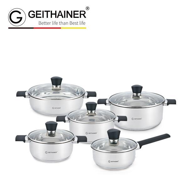 가이타이너 트라움 인덕션 스텐 냄비 5종 세트 GTC-TRIHS6P804C4