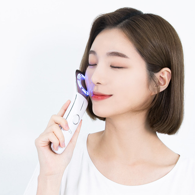 오아 더마울트라 갈바닉 냉온 얼굴 피부 마사지기 온열 피부 피지 관리기