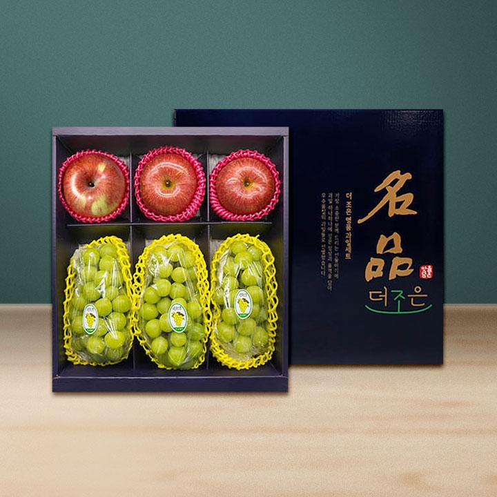 지브로와 신선한 샤인머스켓 고급 과일 박스 선물 세트 2.9kg-5.3kg ( 샤인머스켓/사과/배 )