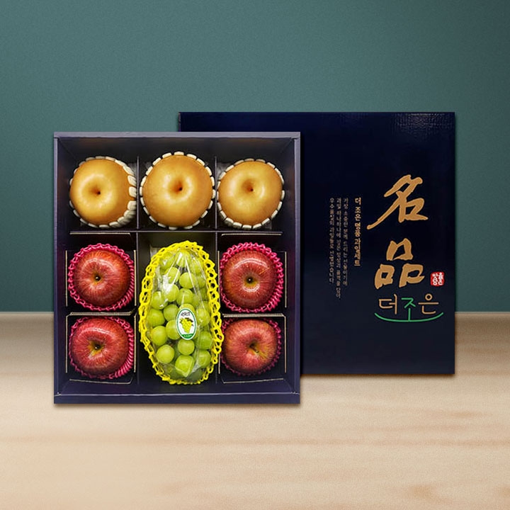 지브로와 신선한 샤인머스켓 고급 과일 박스 선물 세트 2.9kg-5.3kg ( 샤인머스켓/사과/배 )