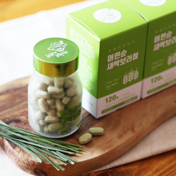 어린순 새싹보리정 500mgX120정