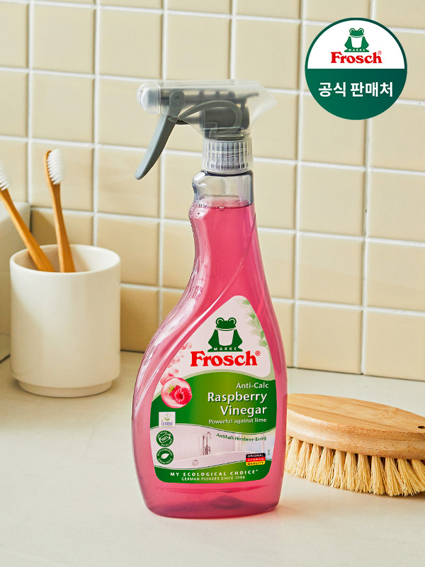 프로쉬 라즈베리 물때제거용 욕실 청소 클리너 500ml