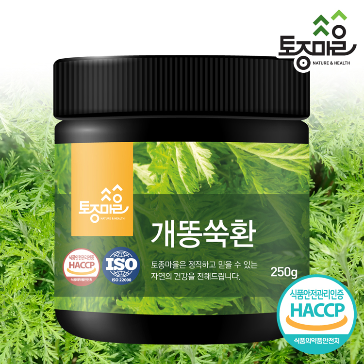 [토종마을]HACCP인증 국산 개똥쑥환 250g