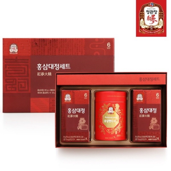 정관장 홍삼대정세트(250gx2병)/홍삼캔디수(120g) 쇼핑백동봉