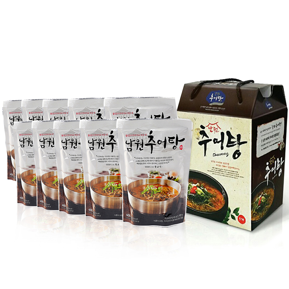 활 미꾸라지로 맛을 낸 남원 추어탕 400g*3/5/10팩