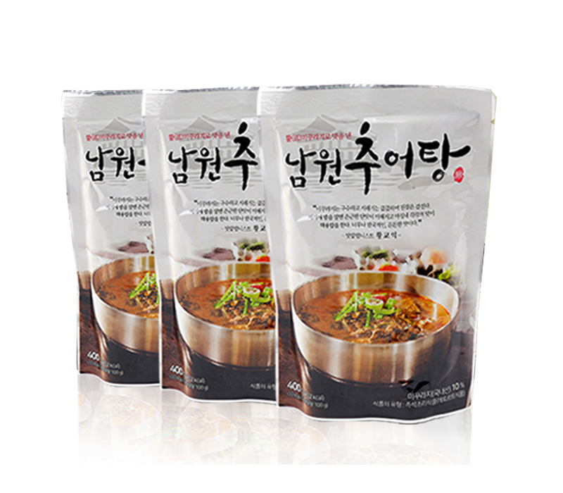 활 미꾸라지로 맛을 낸 남원 추어탕 400g*3/5/10팩