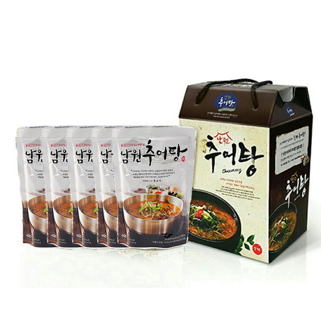 활 미꾸라지로 맛을 낸 남원 추어탕 400g*3/5/10팩 대표이미지 섬네일