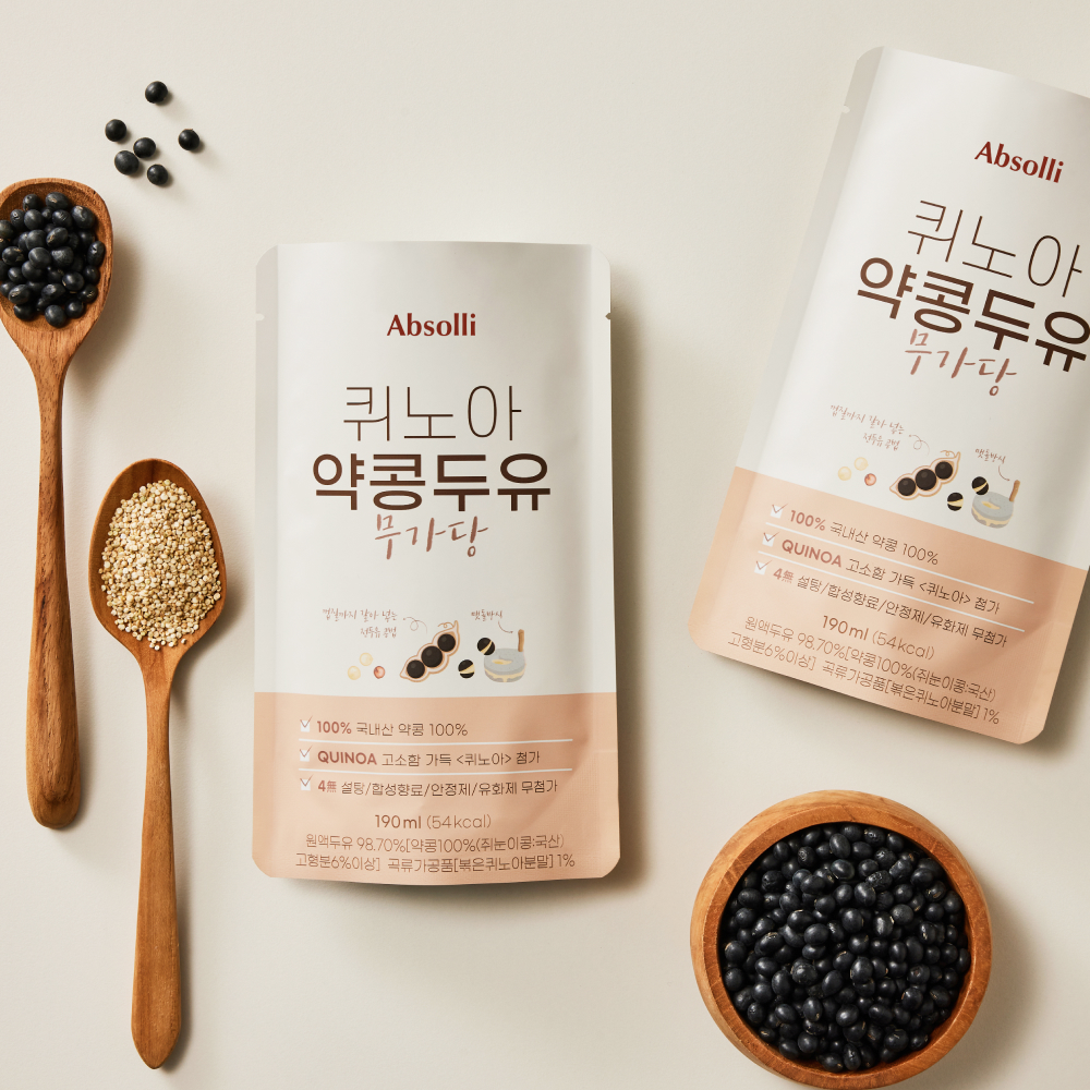 [앱솔리] 퀴노아 약콩두유 무가당 (190ml x 20팩)