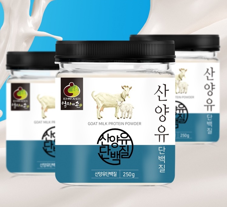 엄마애손 산양유 단백질 분말 750g(250gx3통) 프로바이오틱스 19종 함유