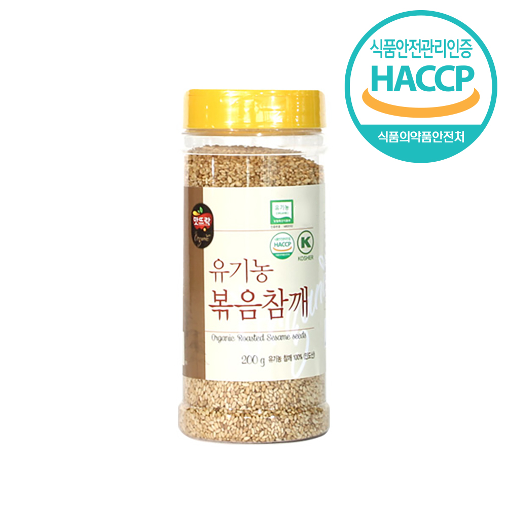 [BEST] 맛뜨락 유기농 볶음참깨 200g/500g/1kg