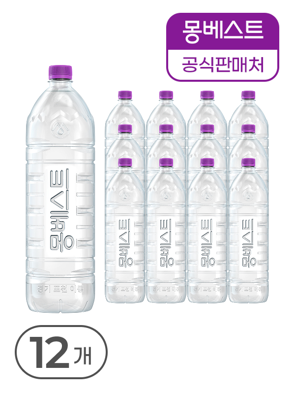 몽베스트 위드어스 (무라벨) 생수 2Lx12병