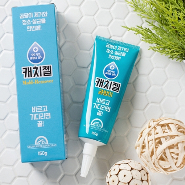 곰팡이 제거와 살균 청소 냄새 제거 한번에 바르는 캐치젤 150g X 10P