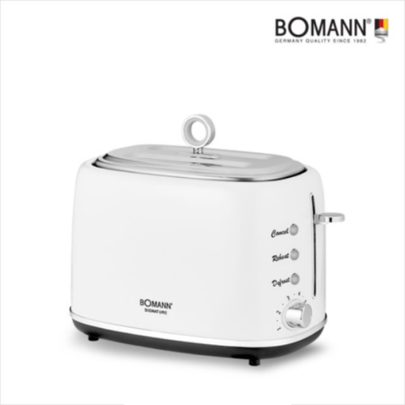 보만 레트로 토스터기 화이트 TM4080W