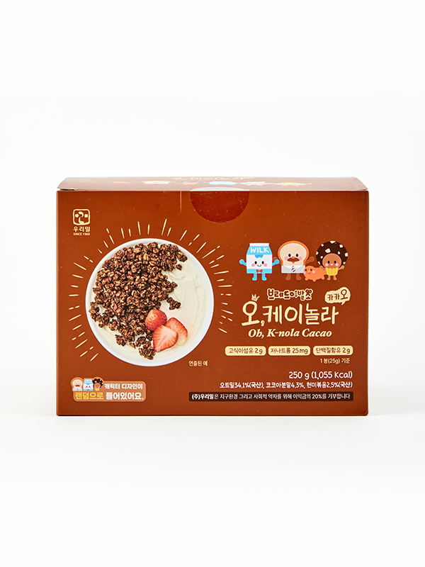 오,케이놀라 카카오(그래놀라)(25g x 10봉)