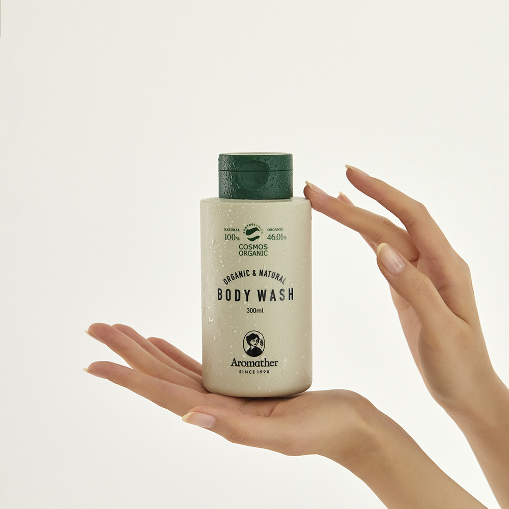 [아로마더] COSMOS 오가닉 내추럴 바디워시 300ml 피부보습 바디테라피 바디클렌저