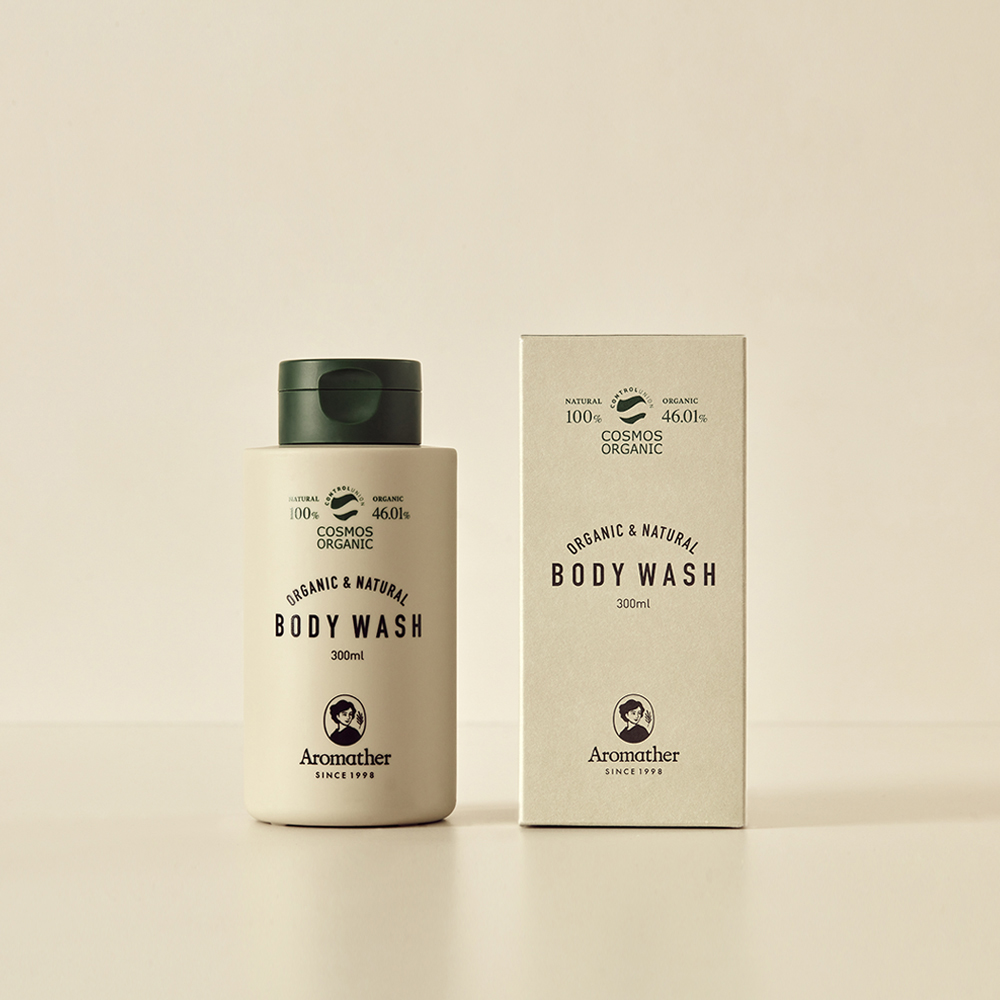 [아로마더] COSMOS 오가닉 내추럴 바디워시 300ml 피부보습 바디테라피 바디클렌저