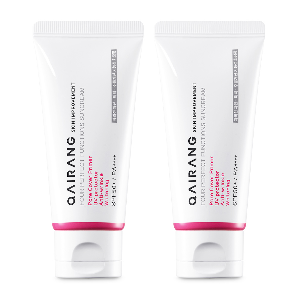 1+1 가이랑 포어 퍼펙트 펑션즈 톤업 선크림 50ml [SPF50+ / PA++++] 윤광,모공커버,민낯보정