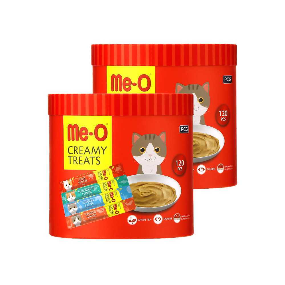 미오 크리미 버라이어티 짜먹는 고양이간식 대용량 120p+120p