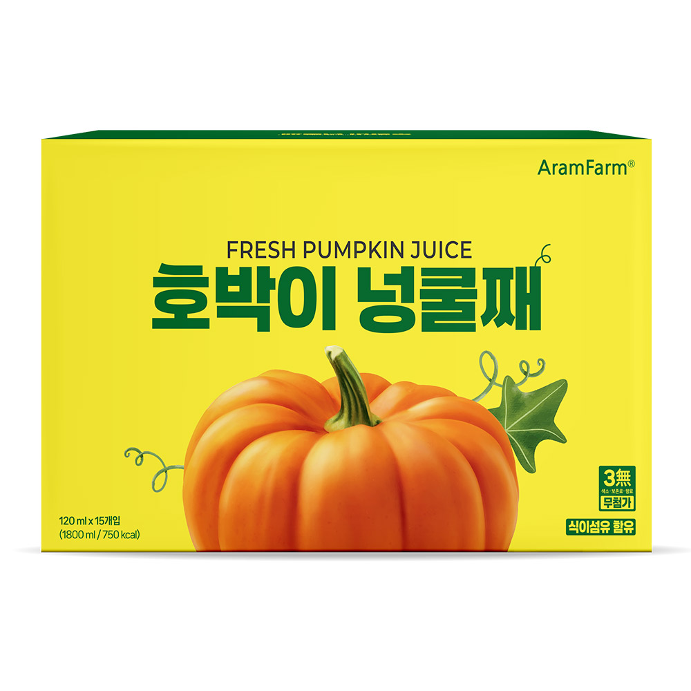 호박이넝쿨째 15입 120ml * 15포