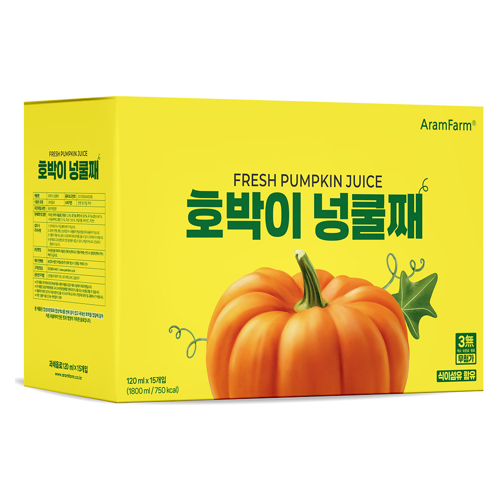 호박이넝쿨째 15입 120ml * 15포