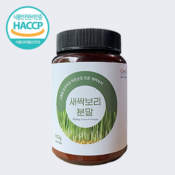 [오엠오] 100% 국내산 새싹보리분말 수경재배