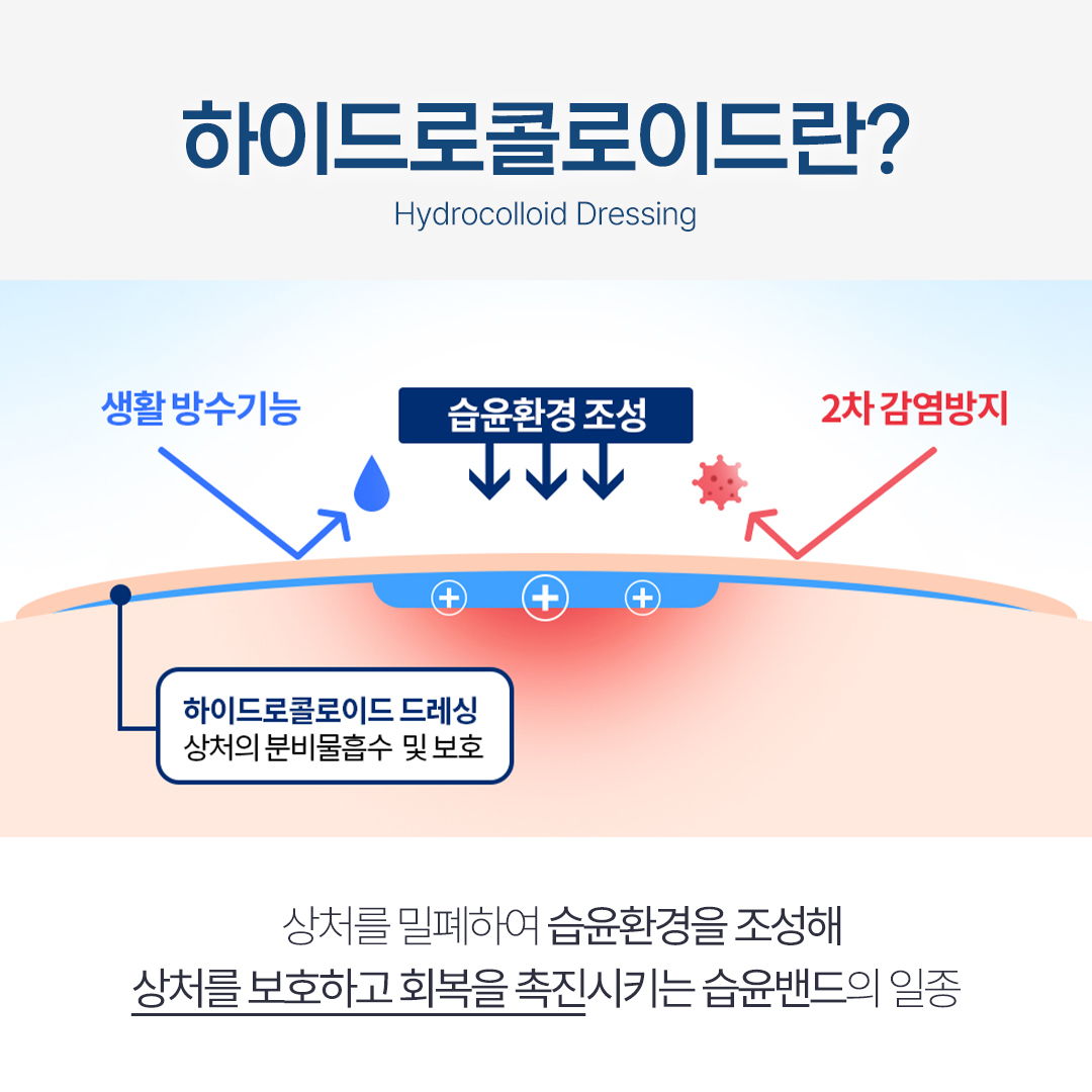 더마캐스트플러스 하이드로콜로이드 습윤밴드 10매입