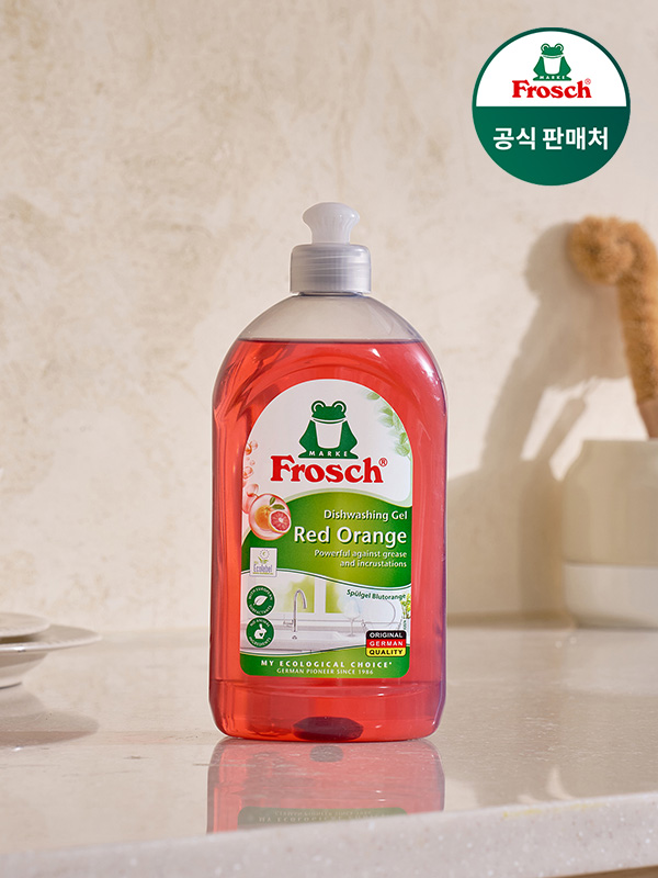 프로쉬 독일 주방세제 500ml (레드오렌지)