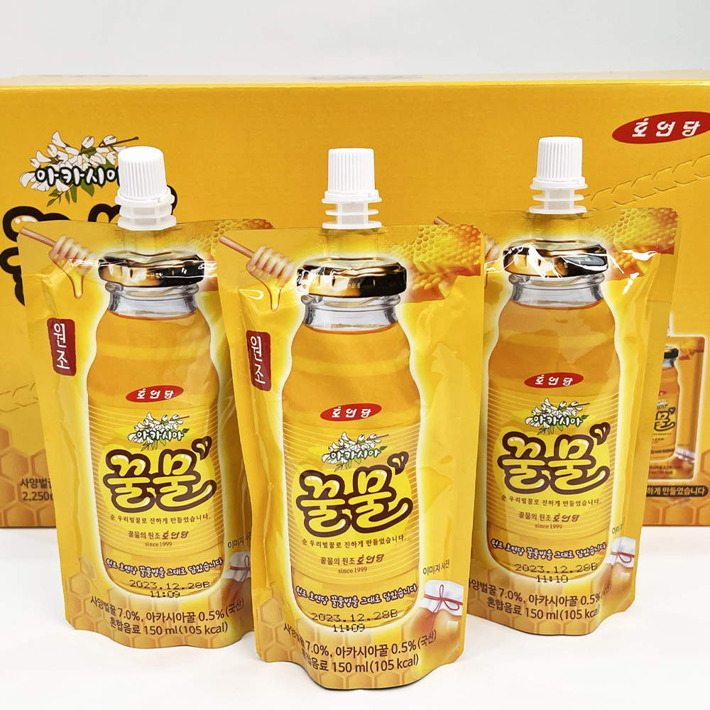 호연당 꿀물 아카시아 꿀물파우치 150ml 60팩