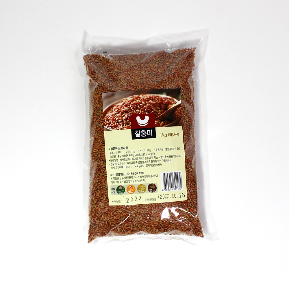 (25년산) 홍성농부의 찰홍미 1kg 직접도정