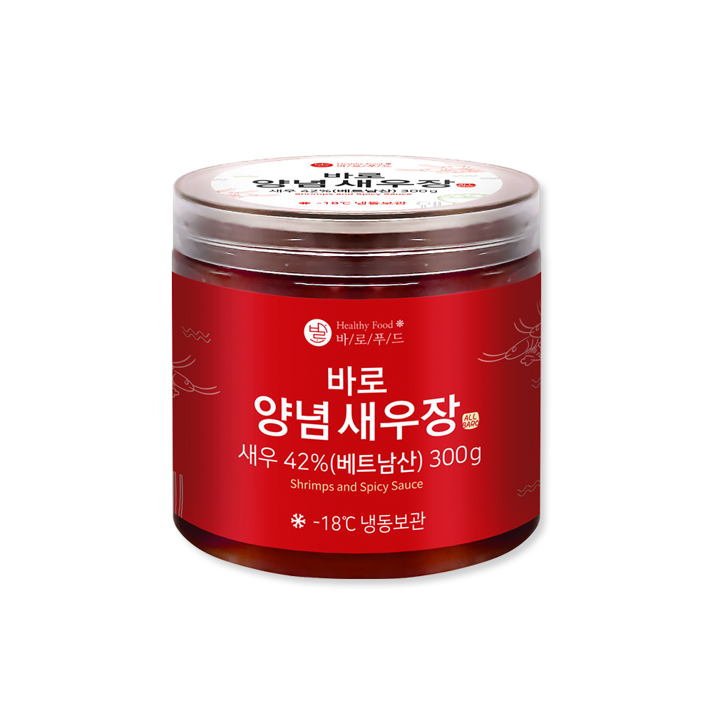 바로푸드 올바로 양념 깐 새우장 300g 일식 셰프 특제소스 반찬