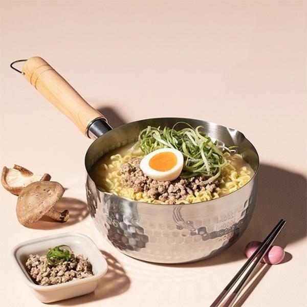 보르테가 우드핸들 인덕션 편수냄비 18cm
