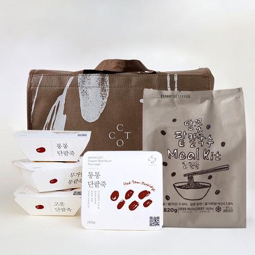 담꽃 국내산 팥 팥죽&팥칼국수 선물세트