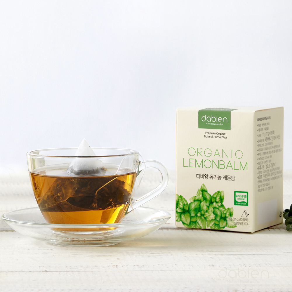 다비앙 유기농 레몬밤 허브차 10티백