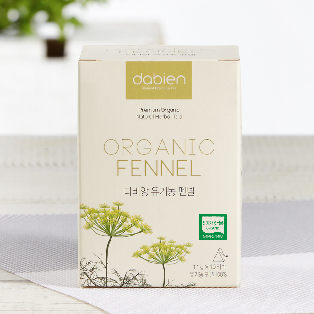 다비앙 유기농 펜넬 허브차 10티백