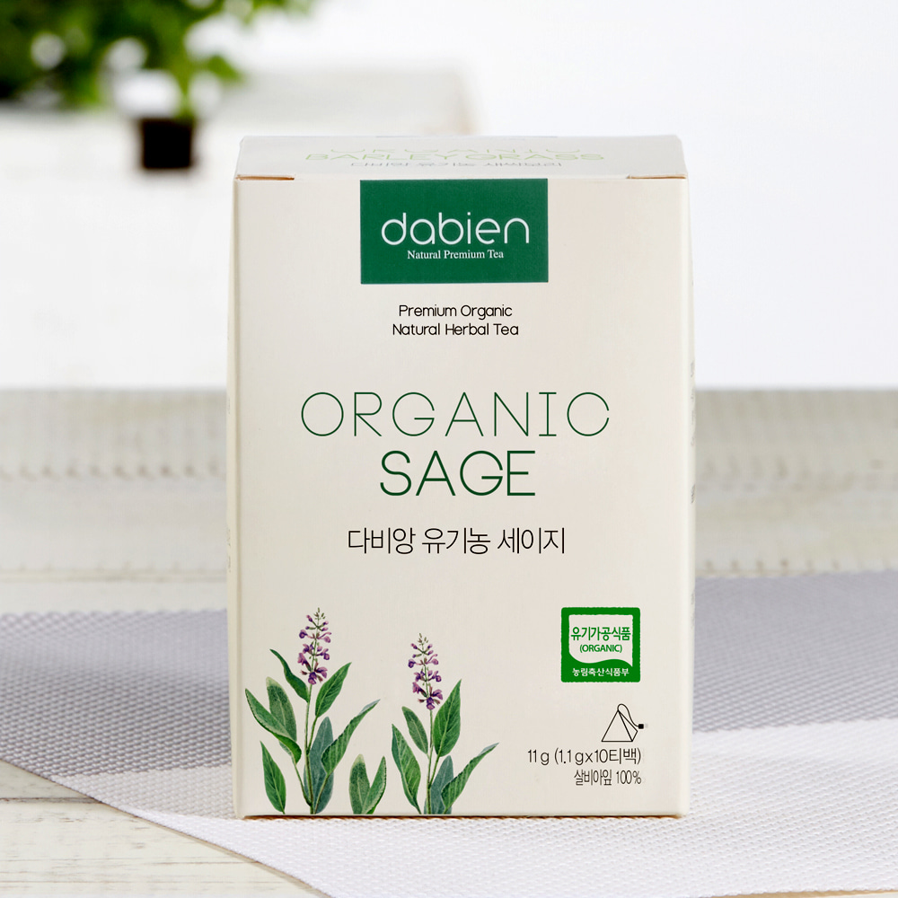 다비앙 유기농 세이지차 티백 10개입