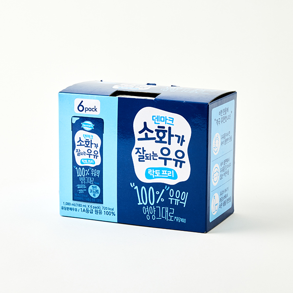 덴마크 소화가 잘되는 우유 (180mlX6입)