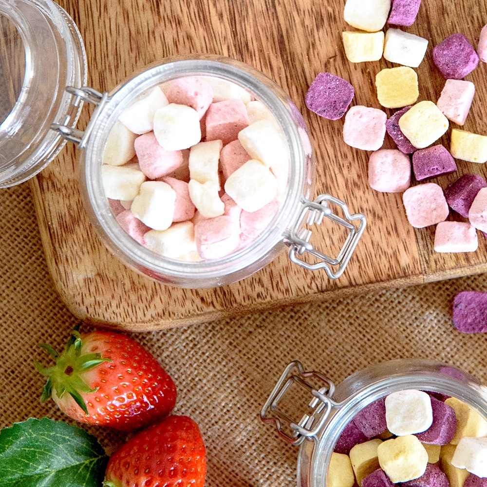 퓨어잇 동결건조 과일앤요거트큐브 4봉세트 (랜덤)