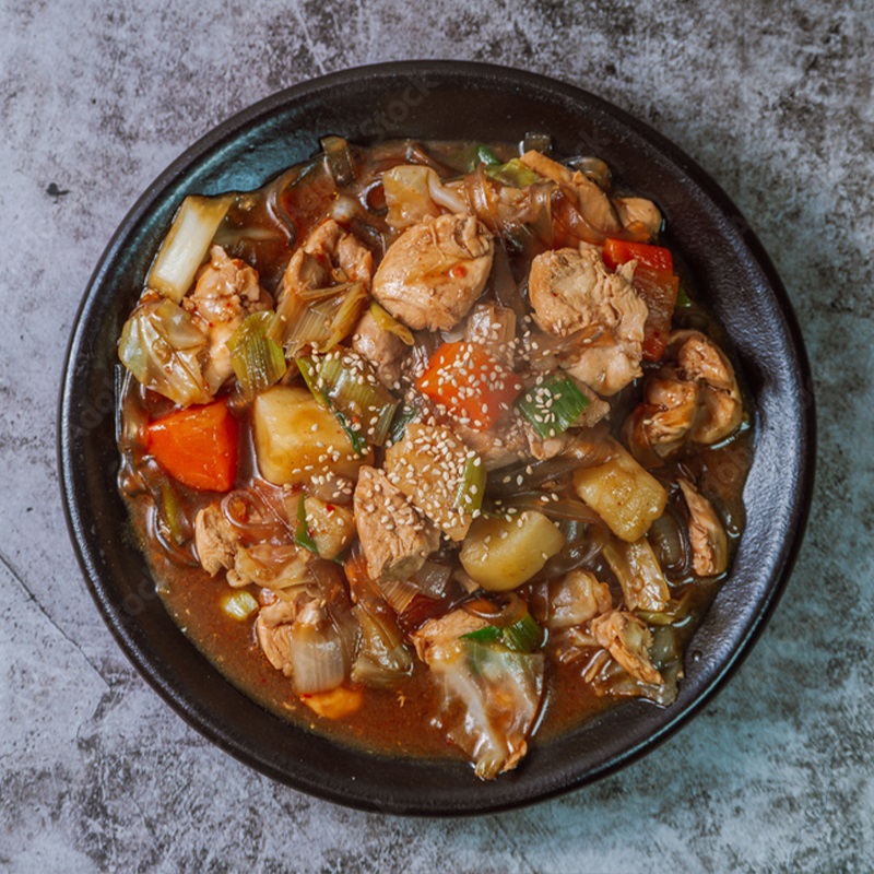 파스닙 닭볶음탕 밀키트 닭도리탕 (3-4인용) 맛집 초간단요리 캠핑찜요리 가족건강식품