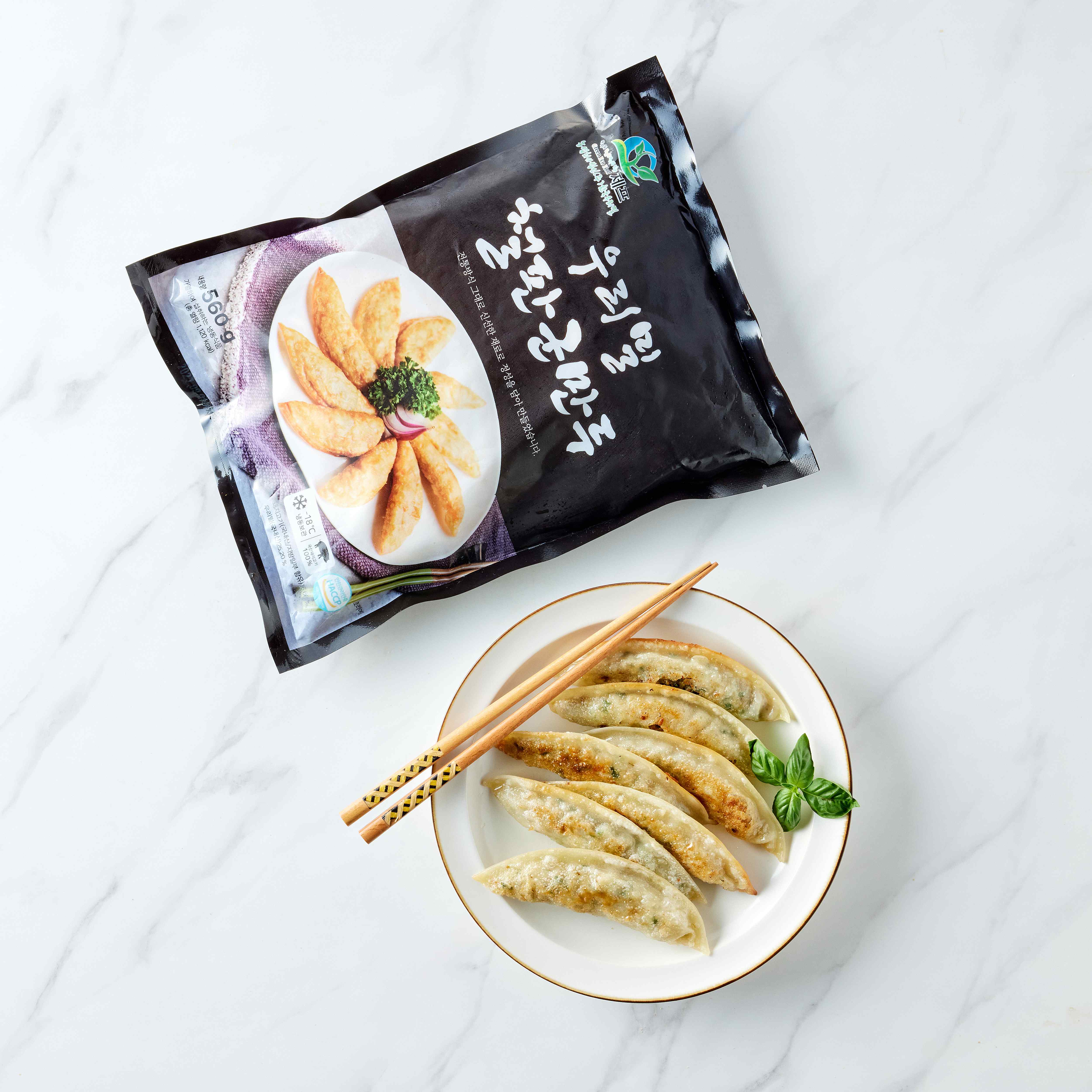 우리밀 철판군만두(560g)
