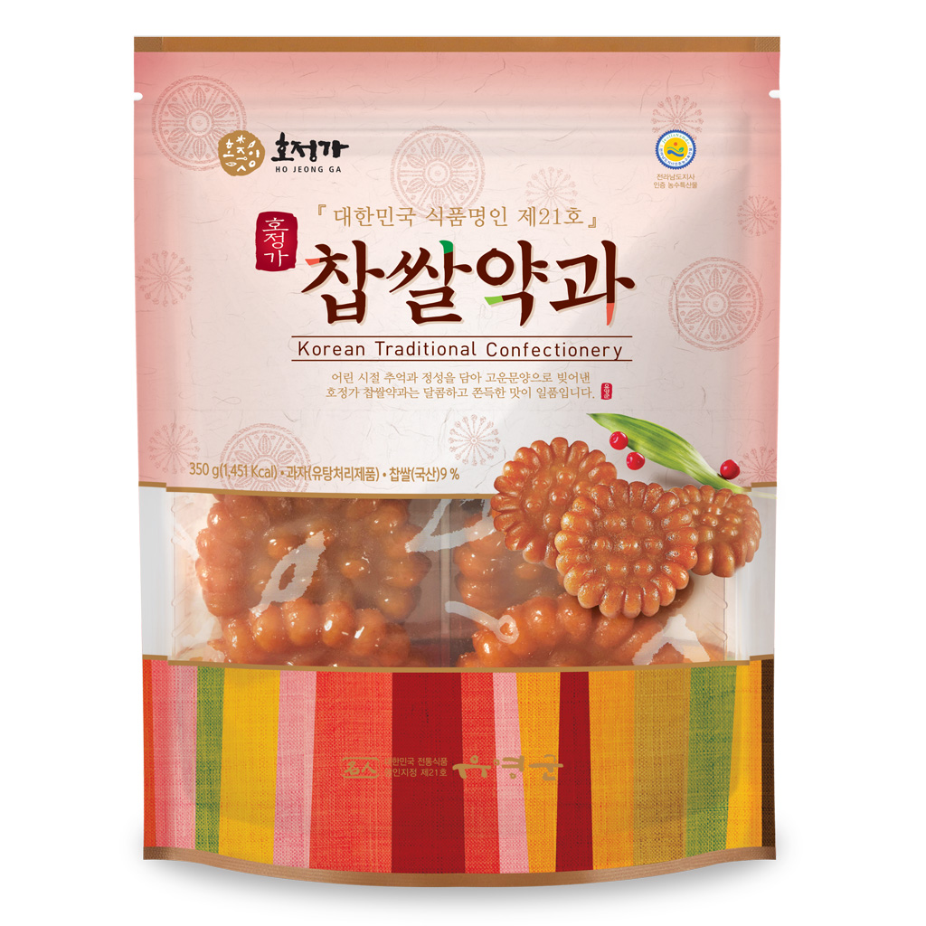 호정가 찹쌀약과 (봉지,10입) 350g / 전통한과 과자