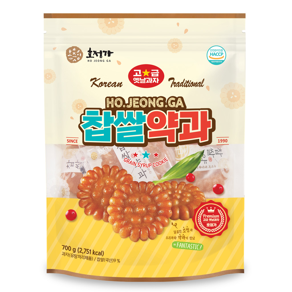 호정가 찹쌀약과 (봉지) 700g / 명인이 만든 달콤한 전통과자