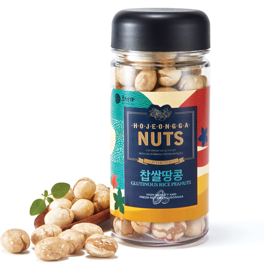호정가 넛츠 찹쌀땅콩(원통) 160g / 견과류 슈퍼푸드
