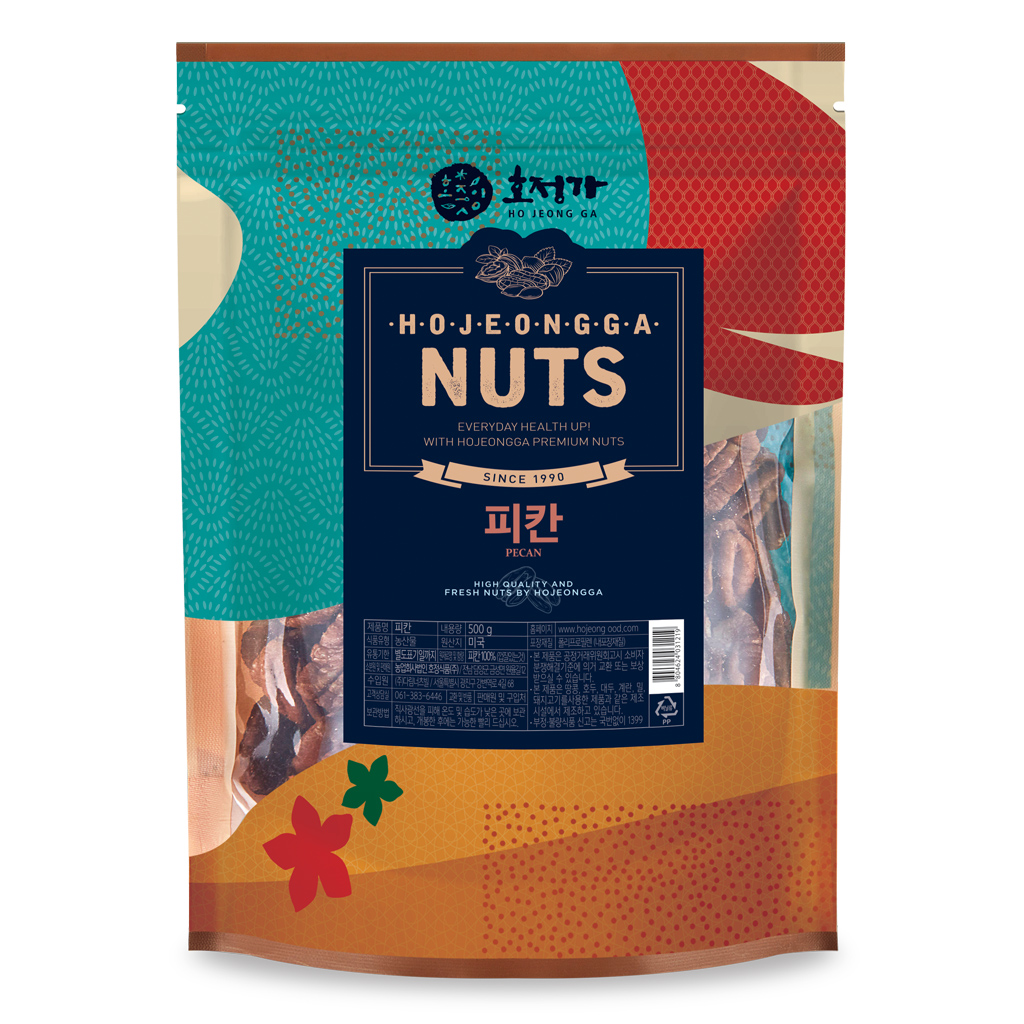 호정가 넛츠 피칸(봉지) 500g / 견과류 슈퍼푸드